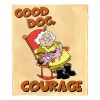 Cartoon Network's Courage the Cowardly Dog Silk Touch Throw Blanket, 50" x 60", Good Dog Courage