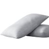 King Size Pillow Cases Set of 2, King Pillow Cases Set of 2, Pillow Cases King, Premium Soft Linen Pillow Case with Envelope Enclosure 20"x36", Cloud