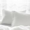 Pillow Cases Standard Size, Soft White Pillow Cases Set of 2, Pillowcases Standard, Premium Soft Linen Pillow Case with Envelope Enclosure 20"x27"