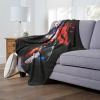 Batman; Harley Cover Aggretsuko Comics Silk Touch Throw Blanket; 50" x 60"