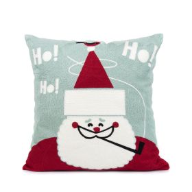 Household Supplies New Christmas Embroidery Pillow Case (Option: 45x45cm Without Pillow Core-Embroidery Christmas 5)