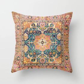 Ethnic Minimalist Style Sofa Cushion (Option: BZ3015 1-45x45cm)