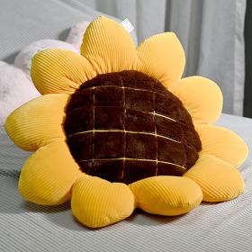 Sunflower Pillow Sofa Living Room Car Cushion Nap (Option: Sunflower-38CM)