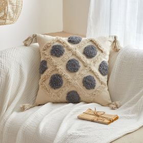 Plush Tassels And Quiet Bohemian Style Pillowcases (Option: 9 Ideas-Textile Core)